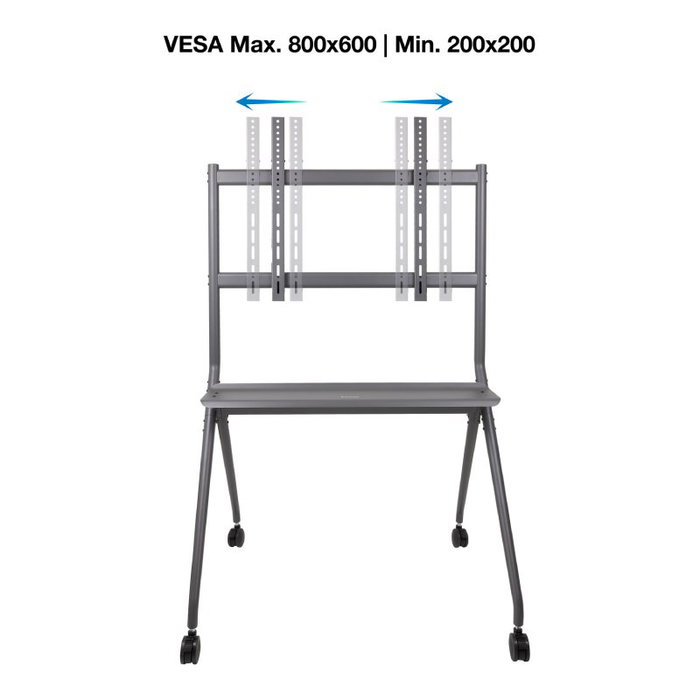 Tooq iSTAND Soporte de Suelo con Ruedas para Pantallas 50-86 pulgadas, Gris Tooq iSTAND Soporte de Suelo con Ruedas para Pantallas 50-86 pulgadas, Gris